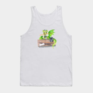 Cute Baby Green Dragon Tank Top